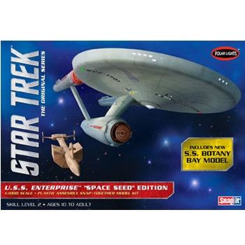 USS Enterprise Space Seed w/Botany Bay Star Trek Model Kit #908 by Polar Lights