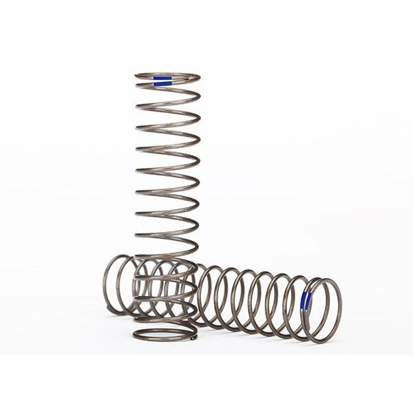 TRA8045 Traxxas Springs, shock (natural finish) (GTS) (0.61 rate, blue stripe) (2)