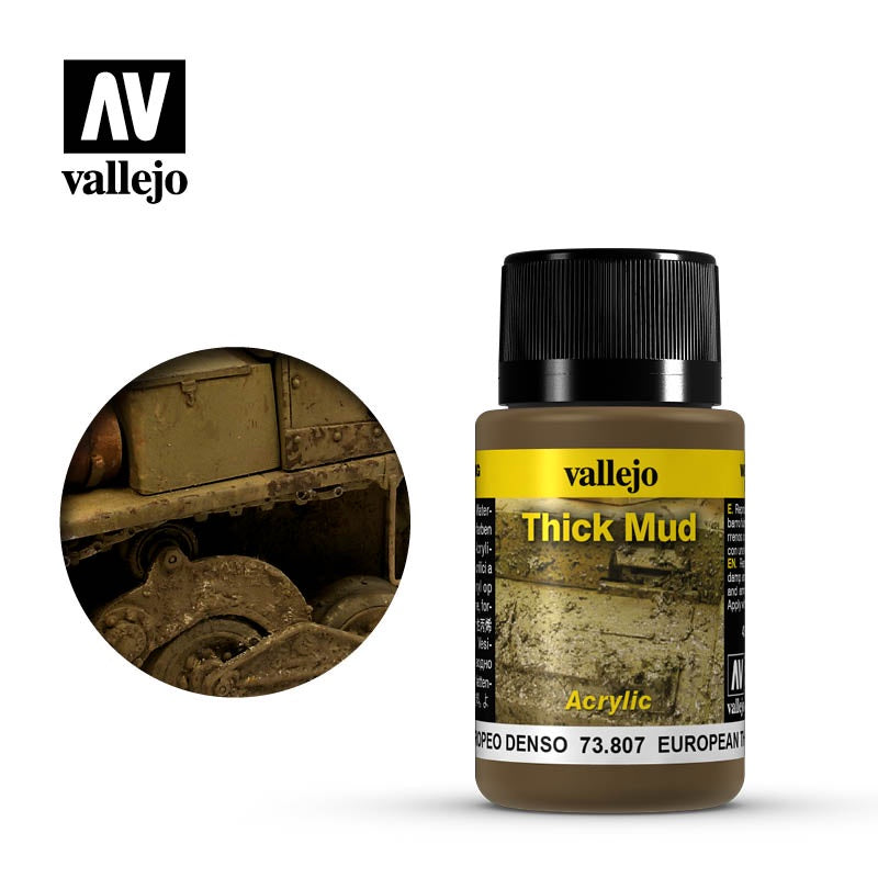 VAL73807 Weathering Effects - European Thick Mud (40ml)