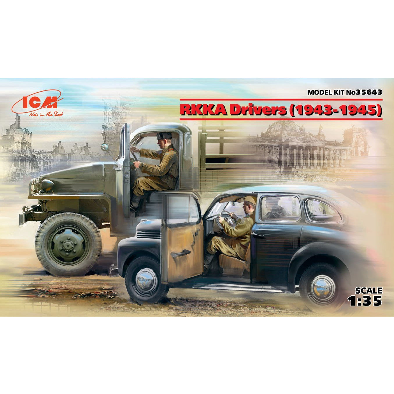 RKKA Drivers (1943-1945) 1/35 by ICM