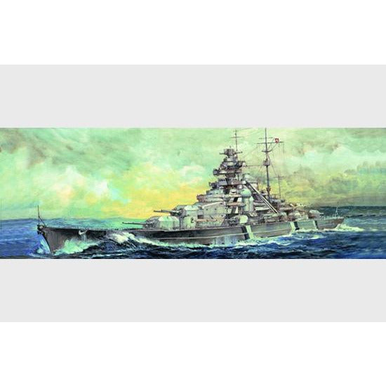 Bismarck 1941 1/700 Model Ship Kit #5711 by Trumpeter