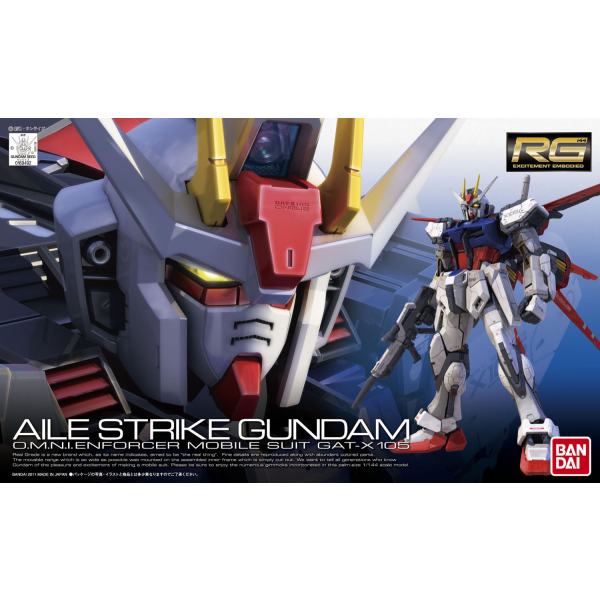RG 1/144 #03 GAT-X105+AQM/E-X01 Aile Strike Gundam #5061613 by Bandai
