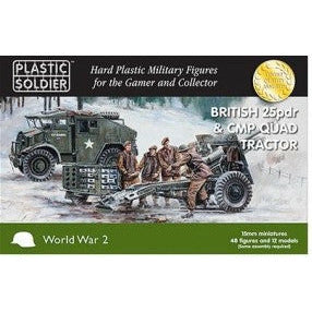 5mm British 25 PDR And Cmp Quad Tractor