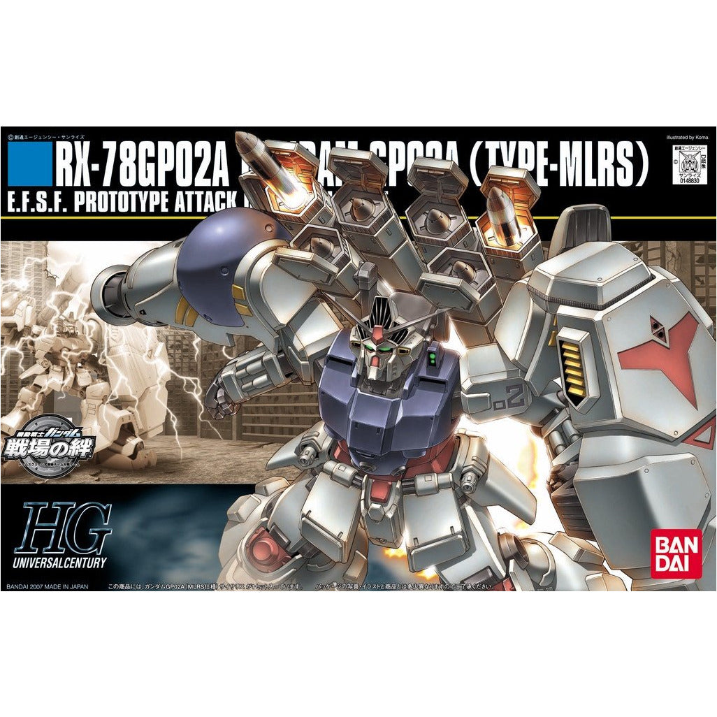 HGUC 1/144 #075 RX-78GP02A Gundam GP02A (Type-MLRS) #5055730 by Bandai