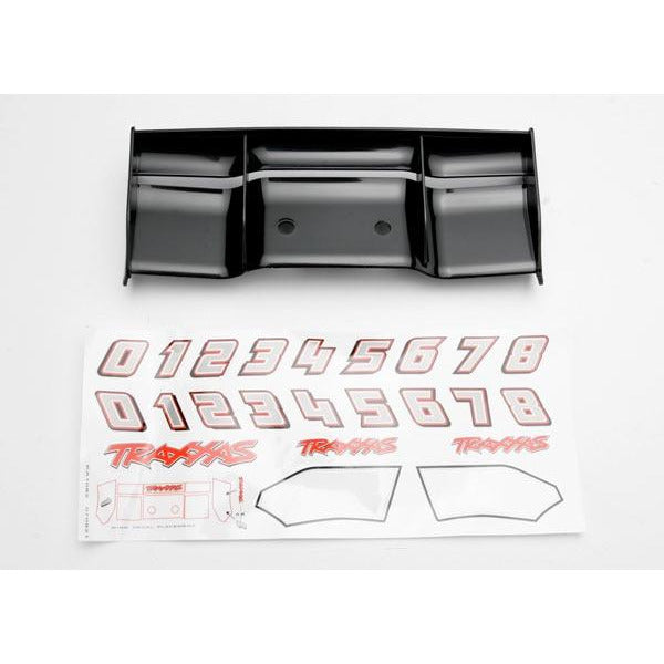 TRA5446 Wing, Revo (black)/ decal sheet