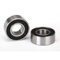 TRA5180A Traxxas Ball Bearings, Black Rubber Sealed (6x13x5mm) (2)