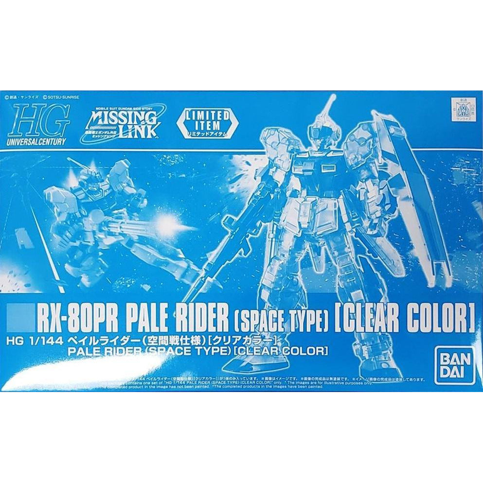 HGUC 1/144 RX-80PR Pale Rider Space Type (Clear Color) #5057868 by Bandai