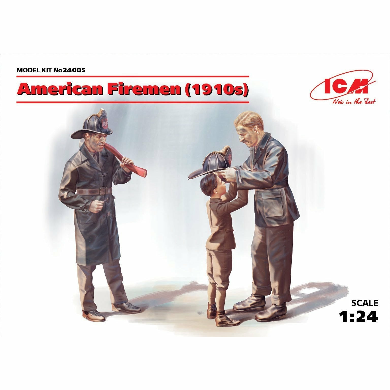 American Firemen (1910s) 1/24 by ICM
