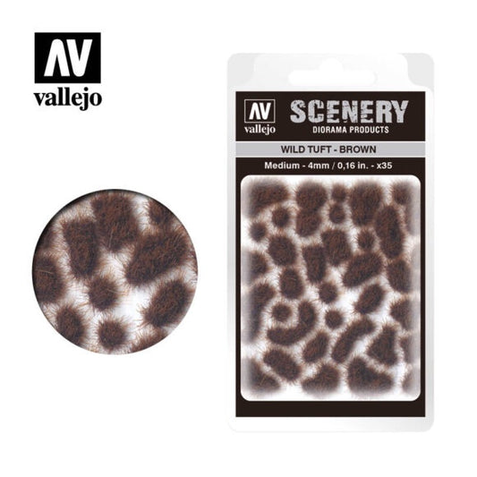 Vallejo Wild Tuft Brown - Medium SC411
