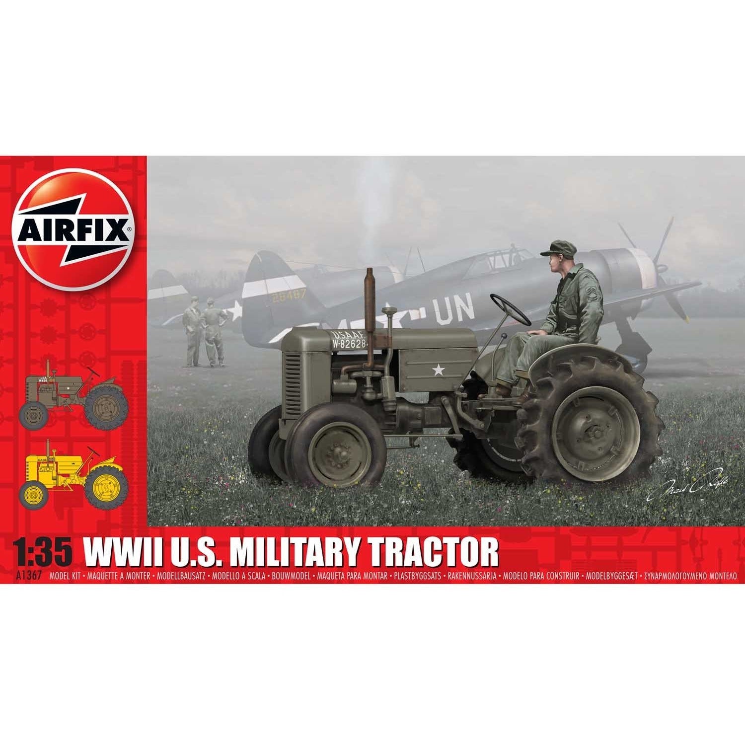 WWII U.S. Military Tractor 1/35 #A1367 by Airfix