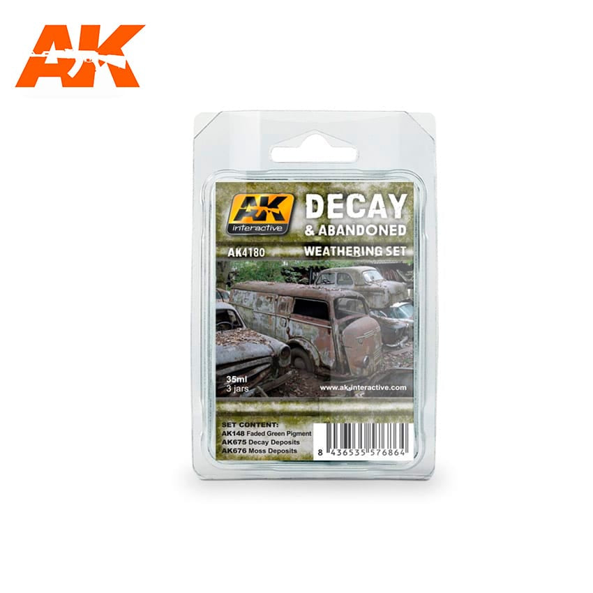 AK-4180 Decay & Abandoned Vehicles Weathering Set