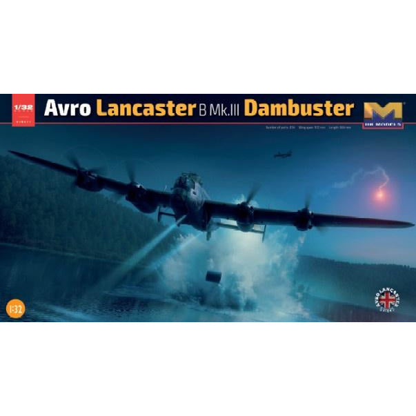 Avro Lancaster B Mk III Dambuster Bomber 1/32 by HK Models
