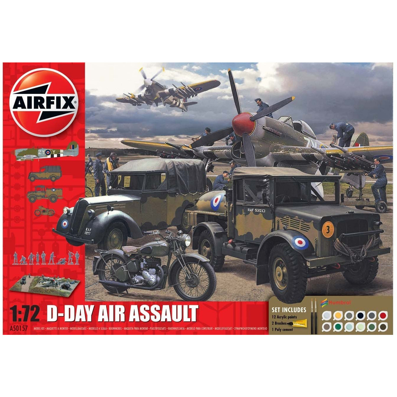 D-Day Air Assault Gift Set 1/72 by Airfix