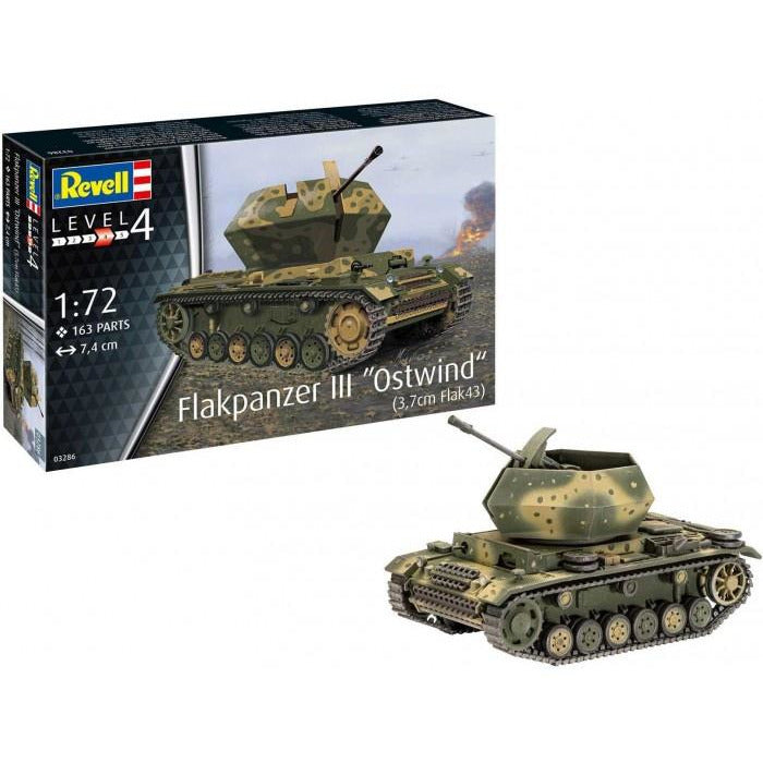 Flakpanzer III Ostwind 3.7cm Flak43 1/72 by Revell