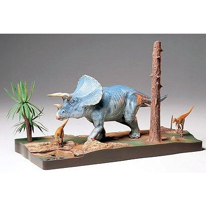 Triceratops Diorama Set #60104 1/35 Scenery Kit by Tamiya