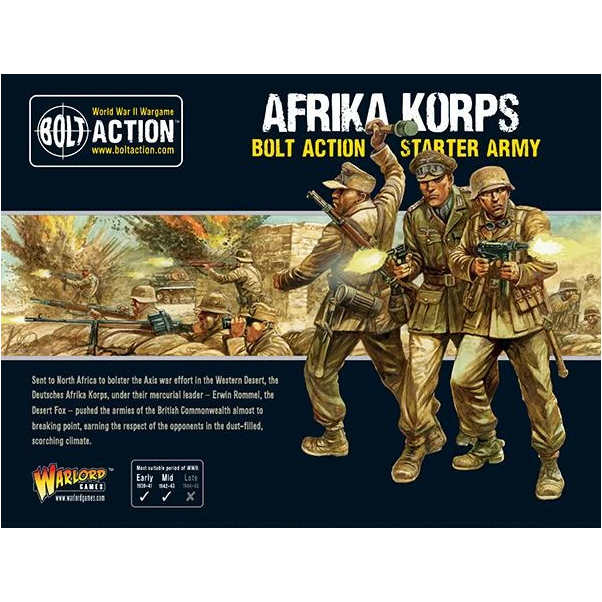 Bolt Action Afrika Korps Starter Army WLG-402612001 by Warlord Games