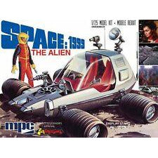 The Alien with Collectible Art Print 1/25 Space 1999 Model Kit #795 by MPC