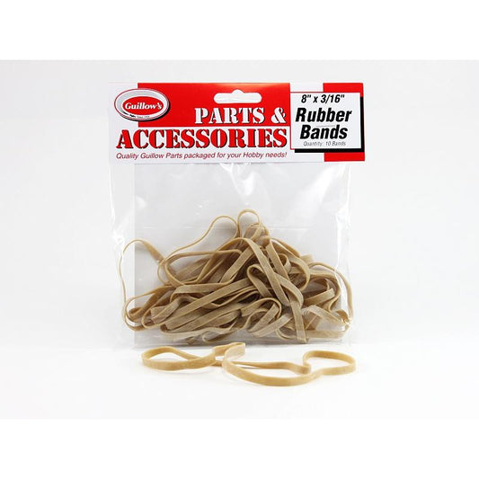 8" X 3/16" Rubber Band