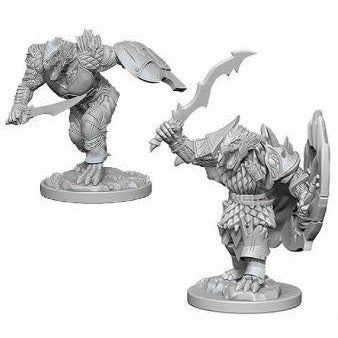 D&D Unpainted Mini - Dragonborn Male Fighter 73198