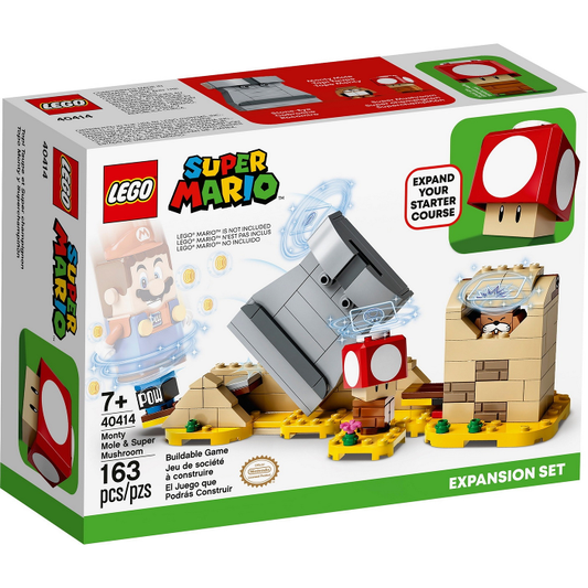 Lego Super Mario: Monty Mole & Super Mushroom - Expansion Set 40414