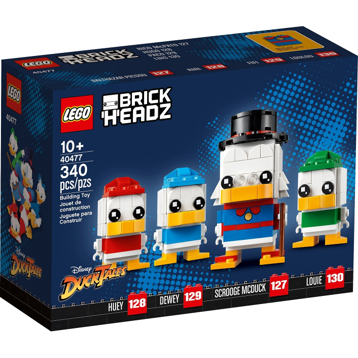 Lego Brickheadz: Scrooge McDuck, Huey, Dewey & Louie 40477