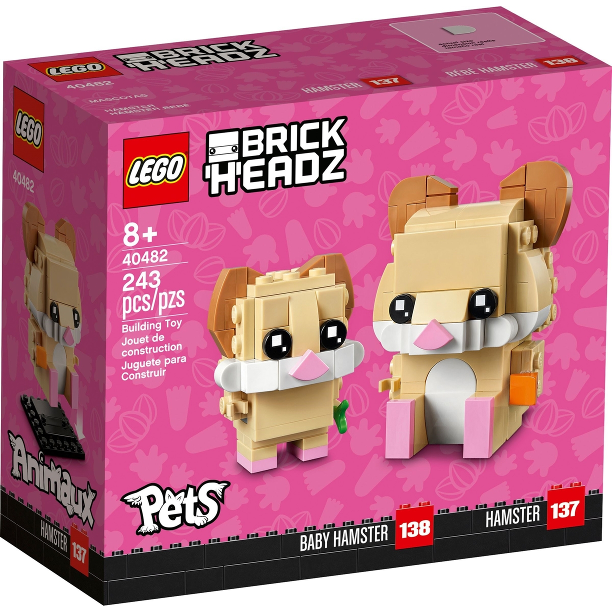 Lego Brickheadz: Hamster and Baby Hamster 40482