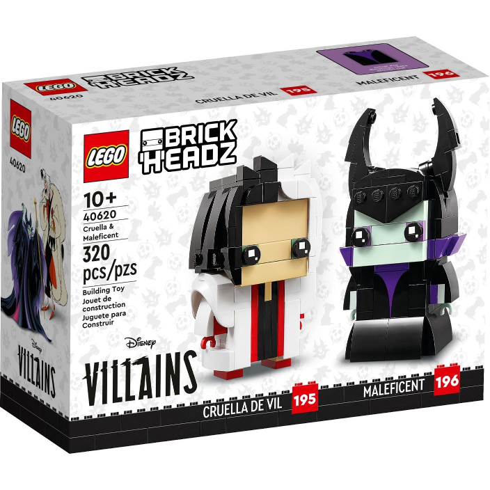 Lego Brickheadz: Disney Cruella & Maleficent 40620