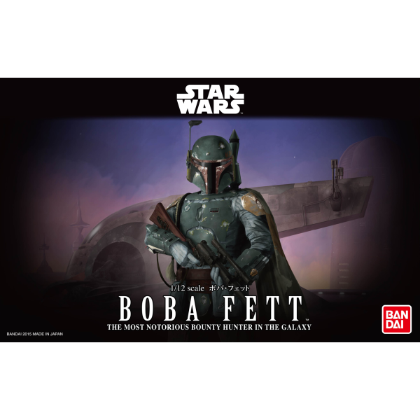 Star Wars Boba Fett 1/12 Action Figure Model Kit #2439797 by Bandai