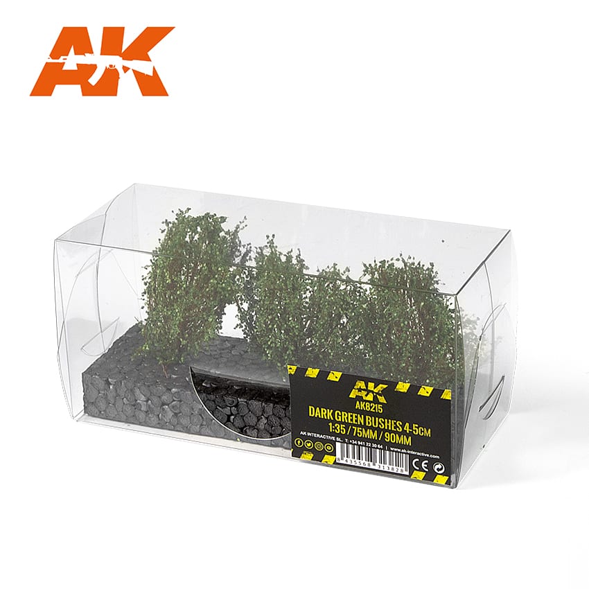 AK Interactive Bushes 4-6 cm - Assorted