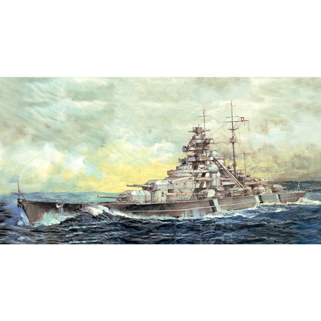German Battleship Bismarck (Top Grade) 1/700 Model Ship Kit #65701 by I Love Kit