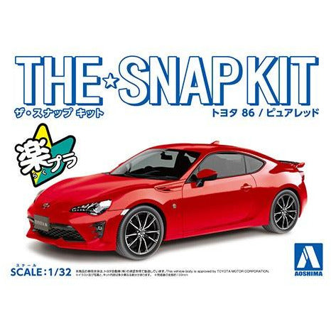 The Snap Kit Toyota 86 (Pure Red) 1/32 #57551 by Aoshima