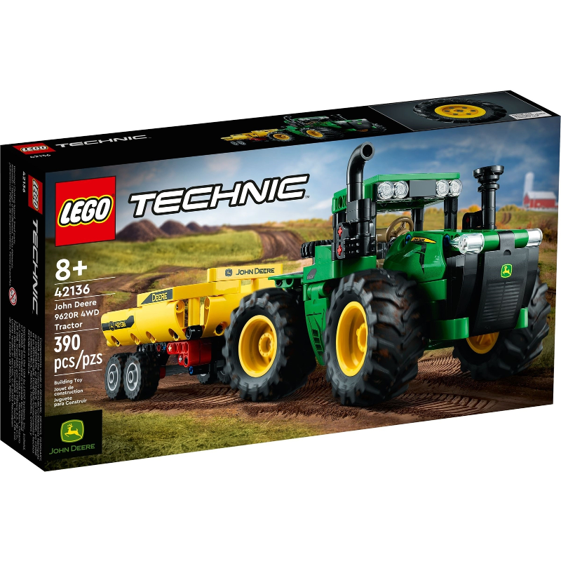 Lego Technic: John Deere 9620R 4WD Tractor 42136