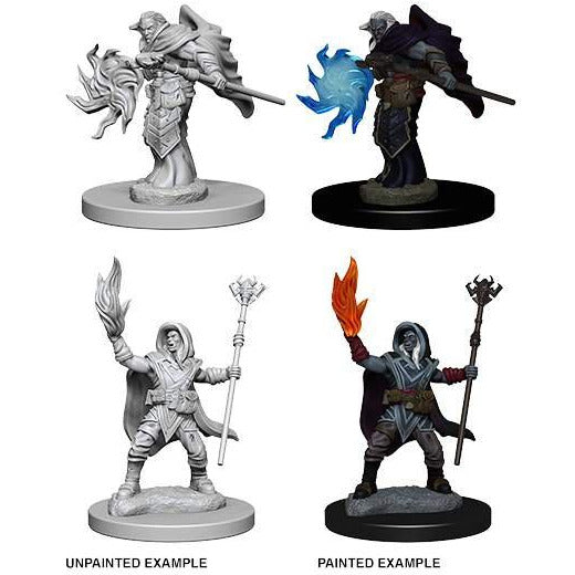 D&D Unpainted Mini - Elf Male Wizard 72622