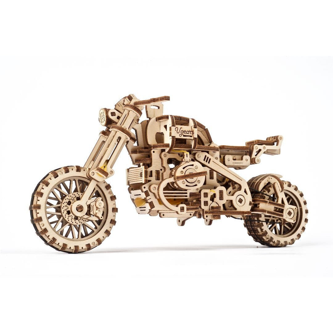 Ugears Scrambler UGR-10 with Sidecar