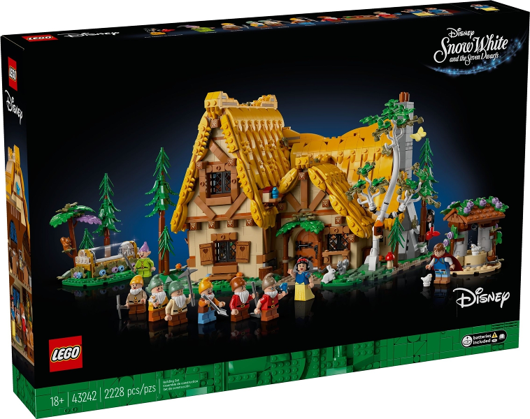 Lego Disney: Snow White and the Seven Dwarfs' Cottage 43242
