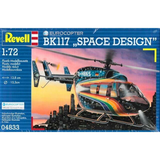 BK117 "Space Design" Helicopter 1/72 by Revell