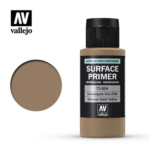 VAL73604 Acrylic Polyurethane Primer - German Dark Yellow (60ml)