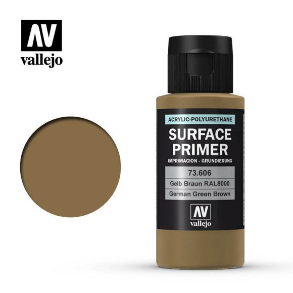 VAL73606 Acrylic Polyurethane Primer - German Green Brown (60ml)