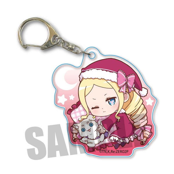 [Online Exclusive] Re:Zero Gyugyutto Acrylic Key Ring Good Night Ver. Beatrice