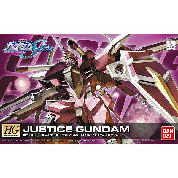 HG 1/144 SEED #R14 ZGMF-X09A Justice Gundam #0175304 by Bandai