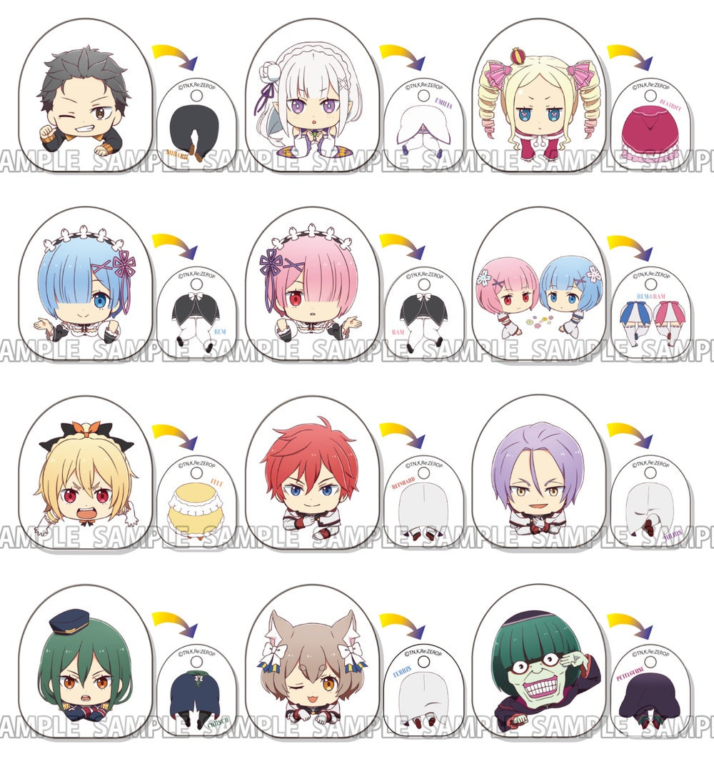 [Online Exclusive] Re:Zero -Starting Life In Another World- Niitengo Clip (1 Random Blind Pack)