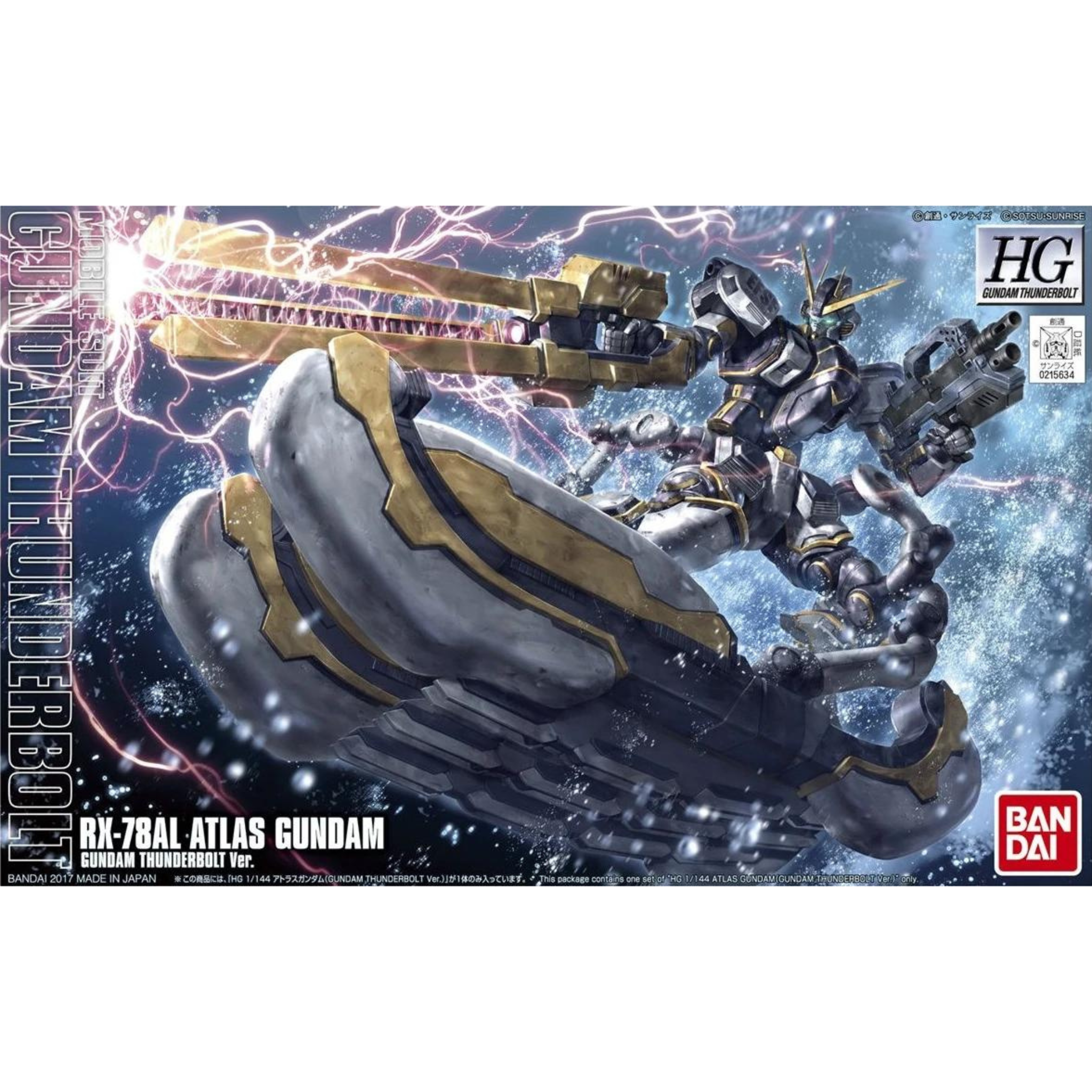 HG 1/144 Thunderbolt #12 RX-78AL Atlas Gundam #5063139 by Bandai