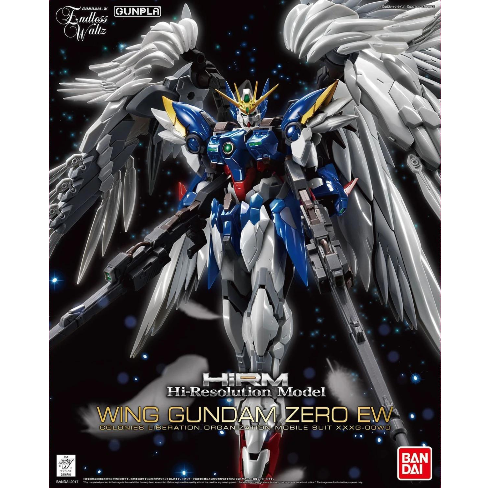 HiRM 1/100 XXXG-00W0 Wing Gundam Zero Ver EW #216746 by Bandai