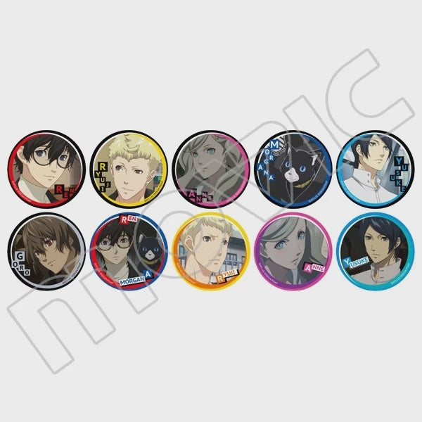 [Online Exclusive] Persona 5 the Animation Student Life Character Pin Badge Collection (1 Random Blind Pack)