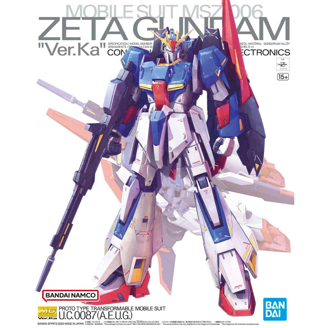MG 1/100 MSZ-006 Zeta Gundam Ver. Ka Mobile Suit Z Gundam #5064015 by Bandai