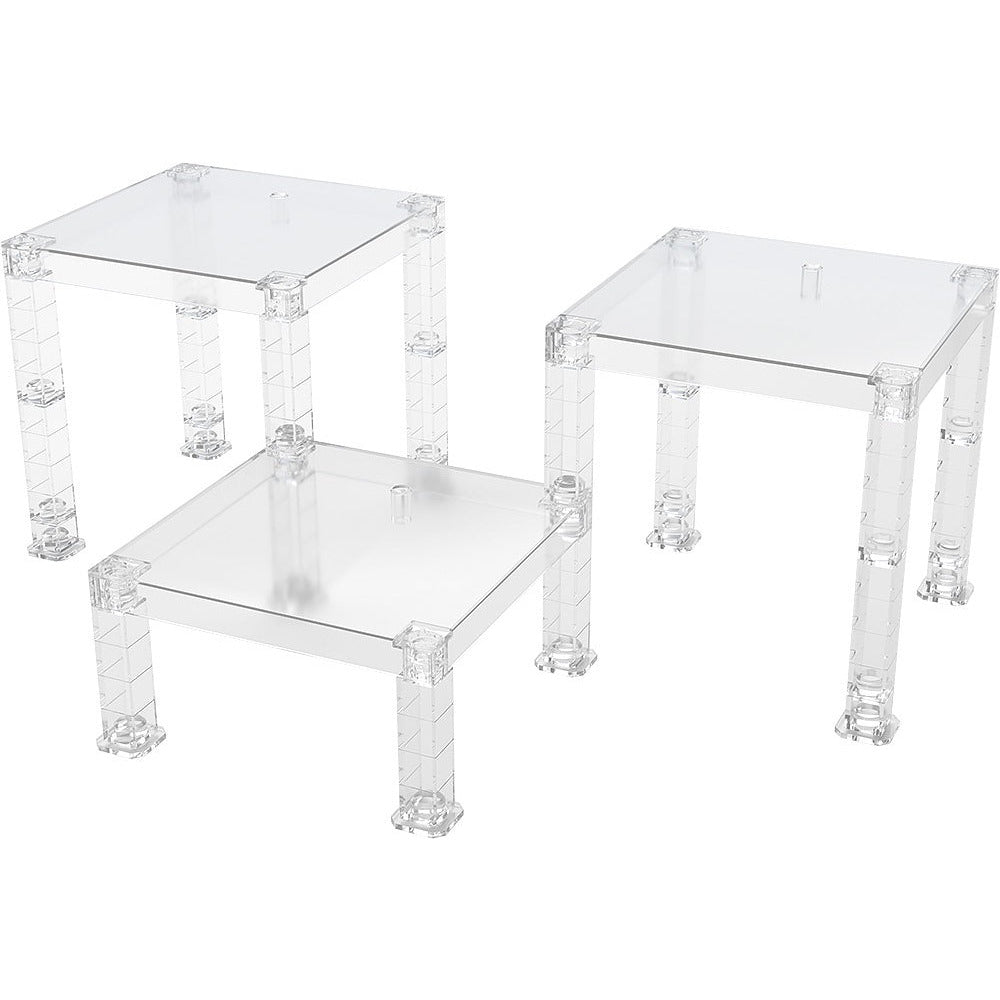 The Simple Stand: Build-On Type (Clear), Set of 3
