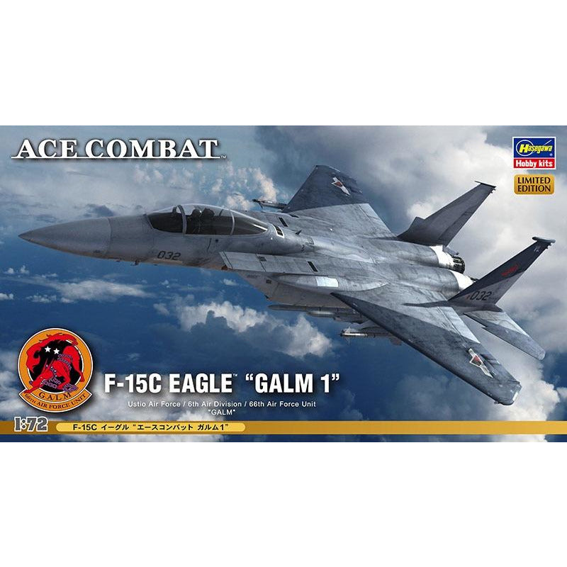 F-15C Eagle "Glam 1" Ace Combat 1/72 #52130 by Hasegawa