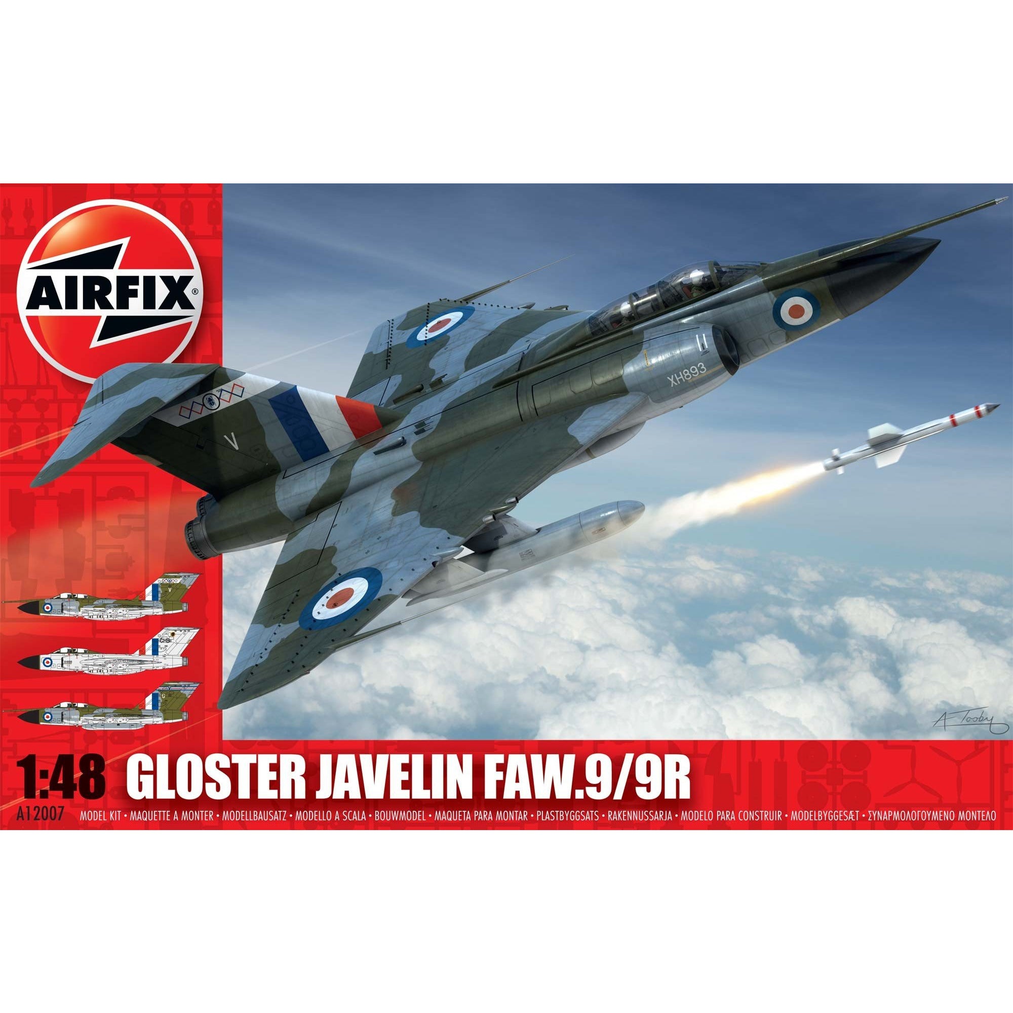 Gloster Javelin FAW.9/9R 1/48 #A12007 by Airfix