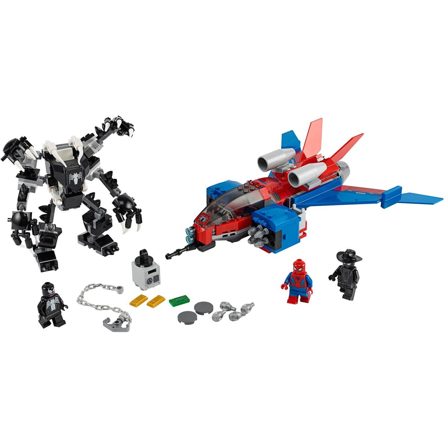 Lego Marvel Super Heroes: Spiderjet vs. Venom Mech 76150