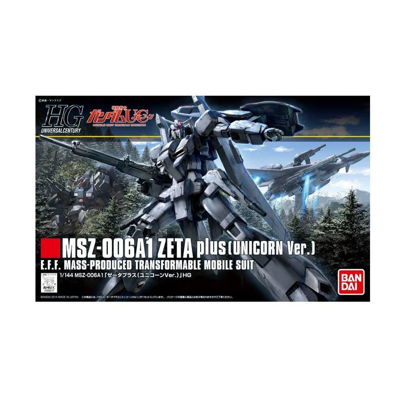 HGUC 1/144 #182 MSZ-006A1 Zeta Plus (Unicorn Ver) #5060402 by Bandai